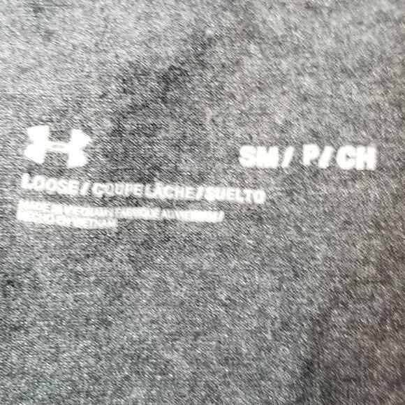 Under Armour Men Small Loose 1/4 Zip Long Sleeve Heatgear Gray Gym - Picture 6 of 8